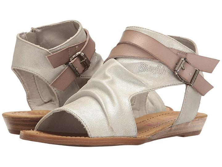 Blowfish Kids Balla (little Kid/big Kid) (silver Meteroite Metallic/mushroom Dyecut) Girl's Shoes