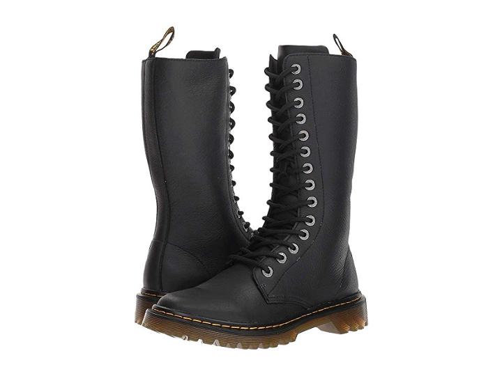 Dr. Martens Luana Tall (black Newark) Women's Shoes