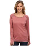 Hot Chillys Geo Pro Scoopneck (rose/heather) Women's Long Sleeve Pullover