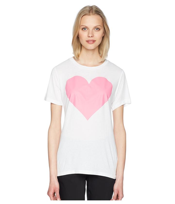 Prabal Gurung Printed Heart Tee (peony) Women's T Shirt