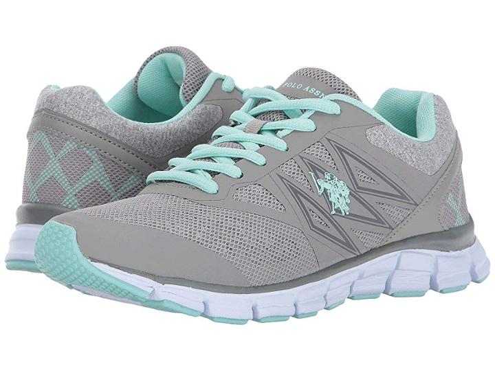 U.s. Polo Assn. Tamara (grey Jersey/mint) Women's Shoes
