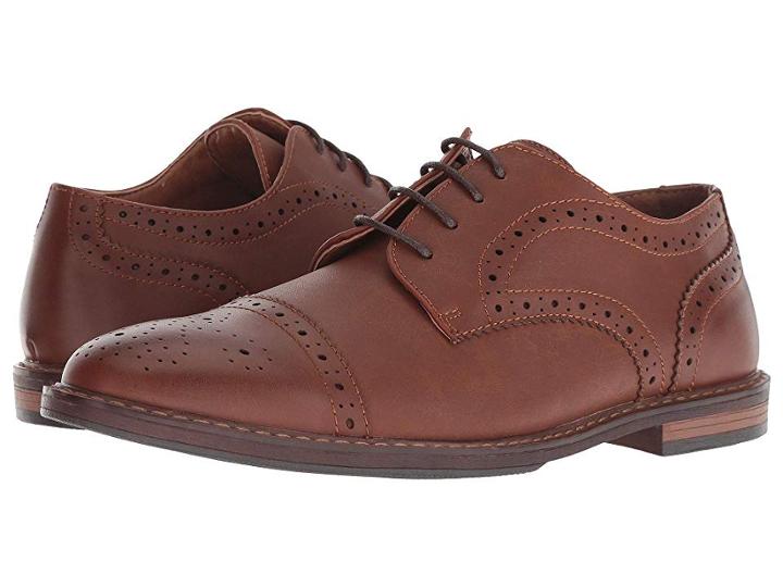 Nunn Bush Palmer Cap Toe Oxford (cognac) Men's Shoes
