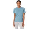 Nike Breathe Short Sleeve Running Top (celestial Teal) Women's Clothing