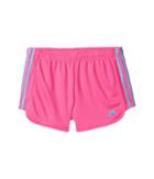 Adidas Kids Around The Block Mesh Shorts (big Kids) (bright Pink) Girl's Shorts