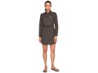 Fjallraven Ovik Shirtdress (mountain Grey) Women's Dress