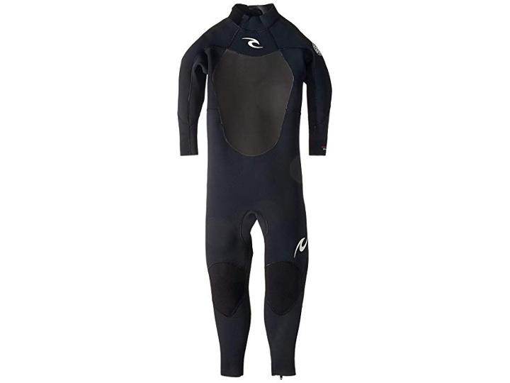 Rip Curl Kids Dawn Patrol 3/2 Back Zip Wetsuit (big Kids) (black) Boy's Wetsuits One Piece
