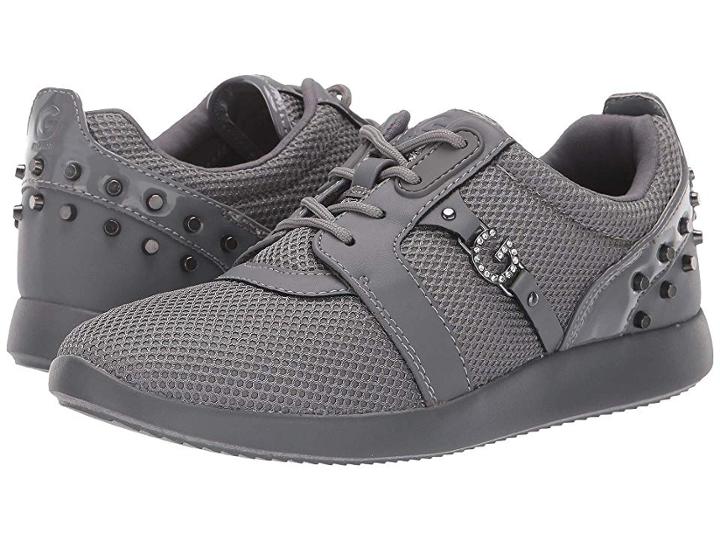 G By Guess Booma3 (charcoal Grey) Women's Lace Up Casual Shoes