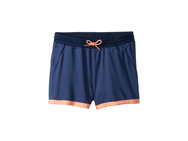 Adidas Kids Club Shorts (little Kids/big Kids) (collegiate Navy) Girl's Shorts