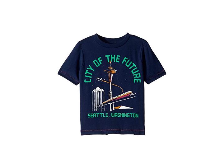 Peek Space Needle Tee (toddler/little Kids/big Kids) (navy) Boy's T Shirt