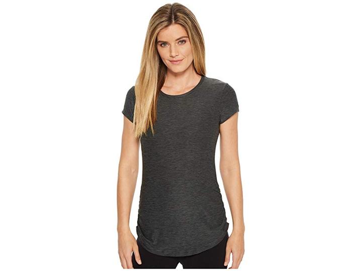 New Balance Transform Tee (heather Charcoal) Women's Short Sleeve Pullover