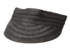 Lauren Ralph Lauren Packable Straw Visor Hat (black) Casual Visor