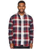 Dc South Ferry Long Sleeve Shirt (rio Red) Men's Clothing