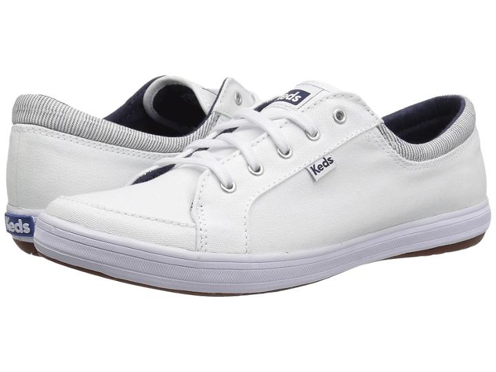 Keds Vollie Ii Chambray (white Canvas) Women's Lace Up Casual Shoes