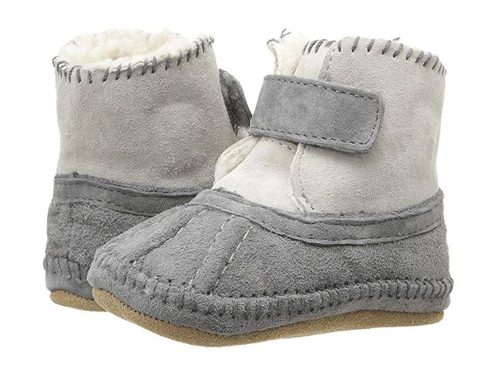 Robeez Galway Cozy Bootie Soft Sole (infant/toddler) (grey) Boys Shoes