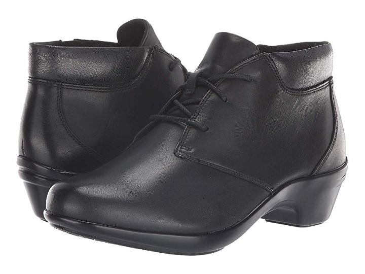 Aravon Kitt Chukka (black Leather) Women's Shoes