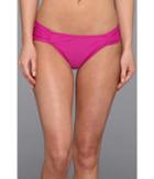 O'neill Solids Tab Side Bikini Bottom (fuchsia) Women's Swimwear