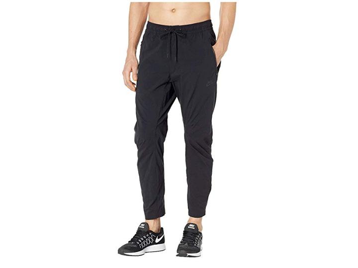 Nike Nsw Woven Statement Street Pants (black/black) Men's Casual Pants