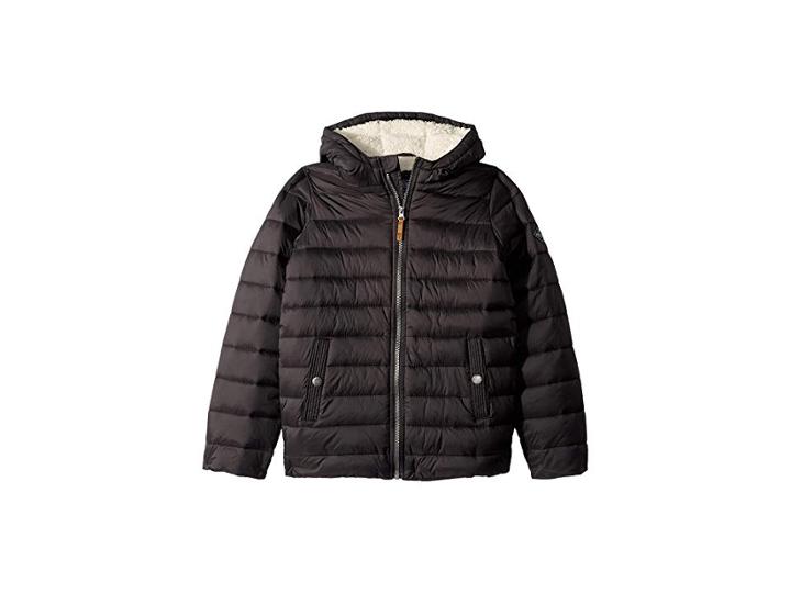 Joules Kids Fleece Lined Puffer Jacket (toddler/little Kids/big Kids) (coal) Boy's Coat