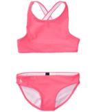 Polo Ralph Lauren Kids Solid Two-piece Swimsuit (toddler) (wild Rose) Girl's Swimwear Sets