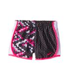 Nike Kids Tempo Dry Shorts All Over Print (little Kids) (black) Girl's Shorts