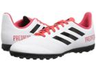 Adidas Kids Predator 18.4 Turf (little Kid/big Kid) (white/black/real Coral) Kids Shoes