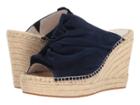 Kenneth Cole New York Odele (marine Suede) Women's Wedge Shoes