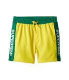 Superism Brees Superism Print Swim Shorts (toddler/little Kids/big Kids) (yellow) Boy's Swimwear