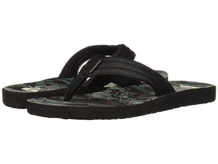 Quiksilver Carver Print (black/brown/green) Men's Sandals