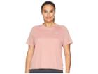 Nike Dry Miler Short-sleeve Running Top (sizes 1x-3x) (rust Pink) Women's Short Sleeve Pullover