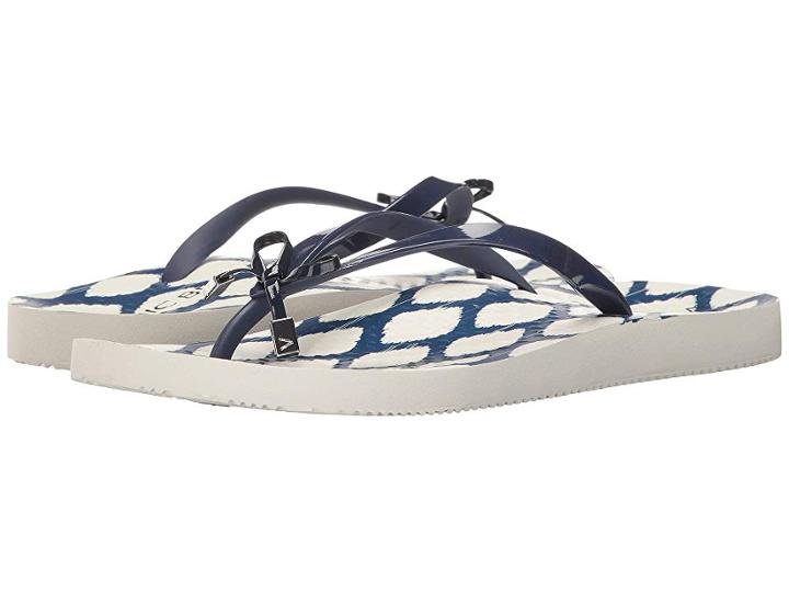 Vionic Bells (white/navy) Women's Sandals