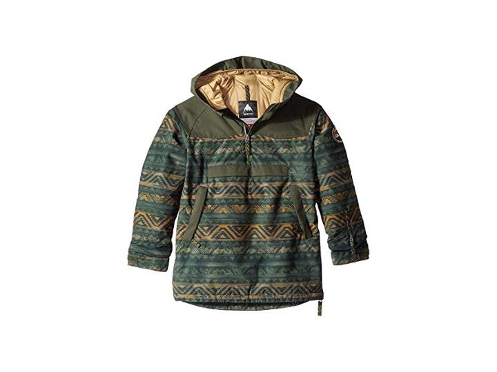 Burton Kids Hightrack Anorak (little Kids/big Kids) (resin Chimayo Remix/resin) Boy's Clothing