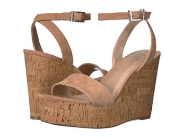 Charles By Charles David Lilla (nude Suede) Women's Wedge Shoes