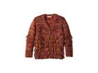 Stella Mccartney Kids Eloise Fringe Cardigan (little Kids/big Kids) (multi Pink) Girl's Sweater