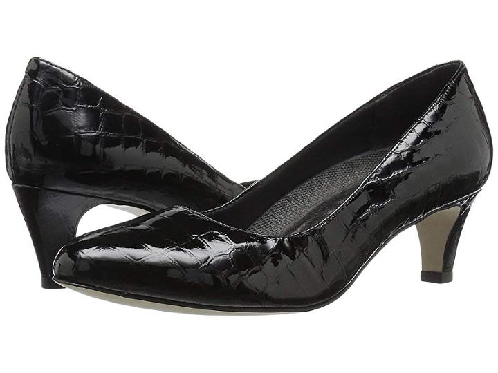 Walking Cradles Joy (black Patent Crocco) Women's Shoes