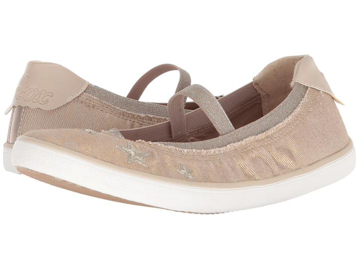 Geox Kids Kilwi 16 (big Kid) (beige) Girl's Shoes