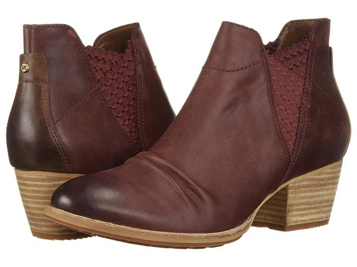 Caterpillar Casual Jessa (wine Leather) Women's Pull-on Boots