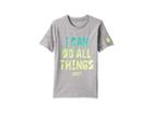 Under Armour Kids Steph Curry 30 Icdat Short Sleeve Tee (big Kids) (steel Light Heather/high-vis Yellow) Boy's T Shirt