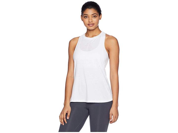 Reebok Burnout Tank Top (white) Women's Sleeveless