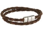 Torino Leather Co. Braided Leather Double Wrap Bracelet (vintage Tan) Bracelet