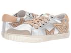 Ash Magic (silver/liquid Beige/silver Sheep Metal) Women's Lace Up Casual Shoes