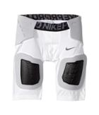 Nike Kids Pro Hyperstrong Core Football Short (little Kids/big Kids) (white/white/dark Grey/flint Grey) Boy's Shorts