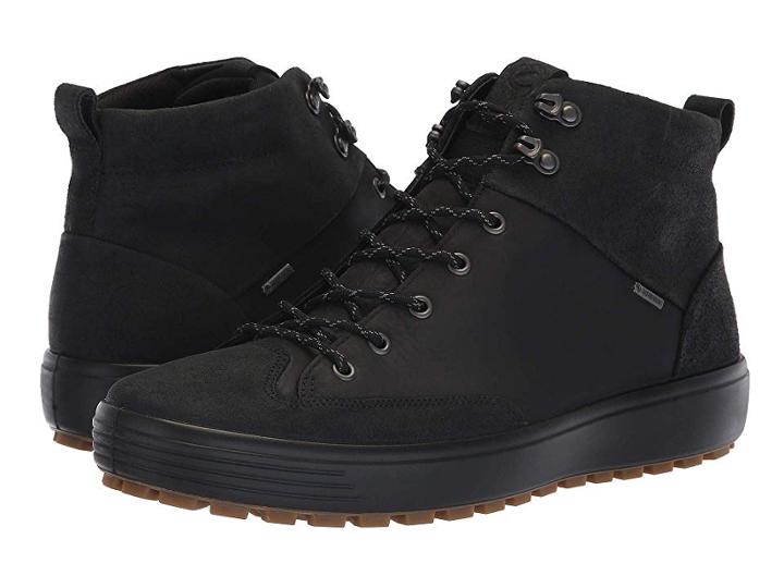 Ecco Soft 7 Tred Gore-tex(r) High (black/black) Men's Shoes