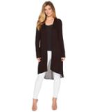 B Collection By Bobeau Addison Knit Duster (black) Women's Clothing