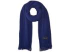 Calvin Klein Basic Wrap Knit Scarf (adrenaline Blue) Scarves