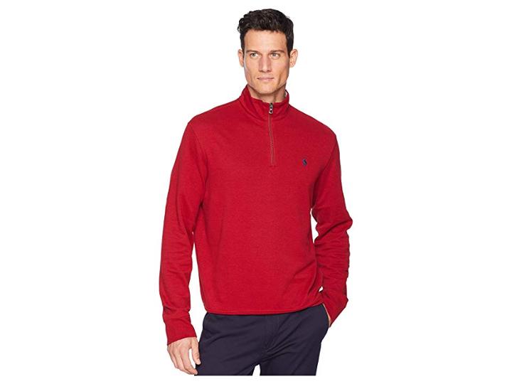 Polo Ralph Lauren Double Knit Pullover (eaton Red) Men's Clothing
