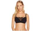 Seafolly Active Dd Bralette Top (black) Women's Swimwear