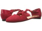 Callisto Of California Sorcha (red Suede) Women's Flat Shoes