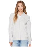 Puma Classics Logo T7 Track Jacket (light Gray Heather) Women's Coat