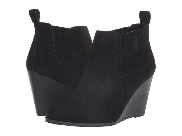 Jessica Simpson Carolynn (black Oiled Suede) Women's Dress Boots