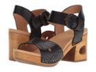 Dansko Odele (black Tumbled Calf) Women's Clog/mule Shoes